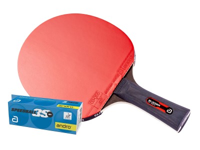 Andro Bat Buzzer Up 400 R black/red holrond