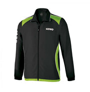 Gewo Tracksuitjacket Monto black/limegreen
