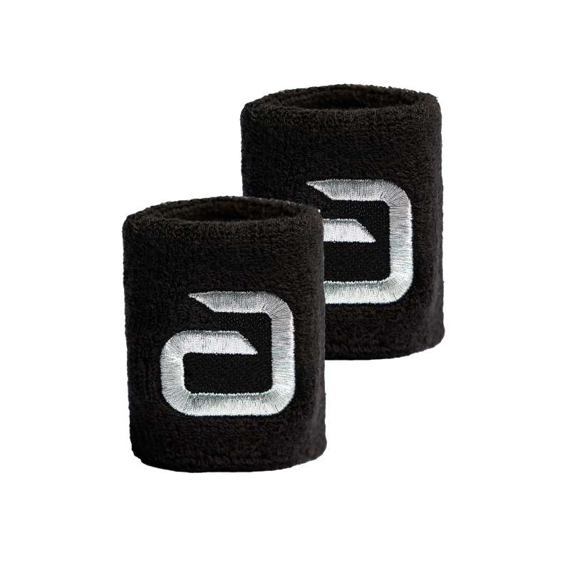 Andro Wrist Band Alpha black/sikver 2-pack