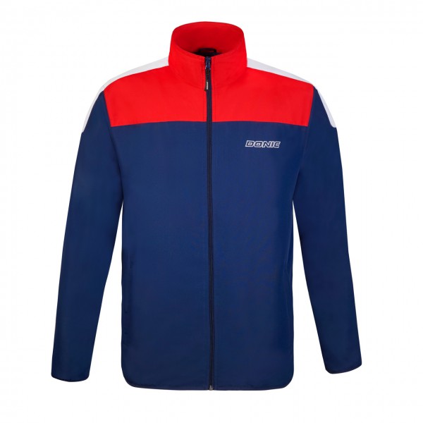 Donic Tracksuitjacket Fuse navy/red