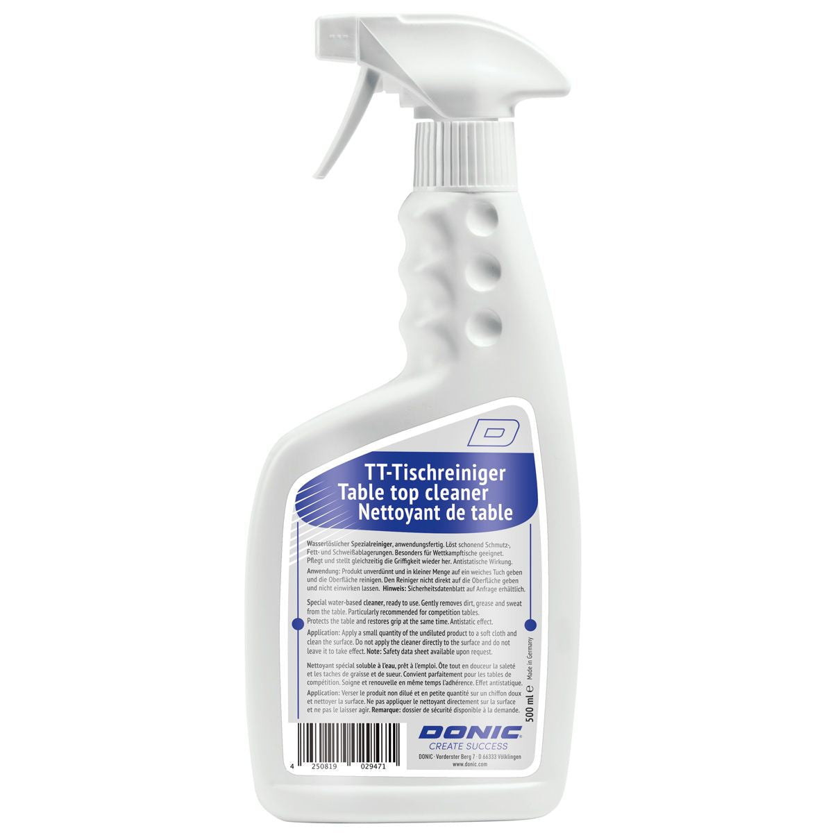 Donic Tablecleaner 500ml.