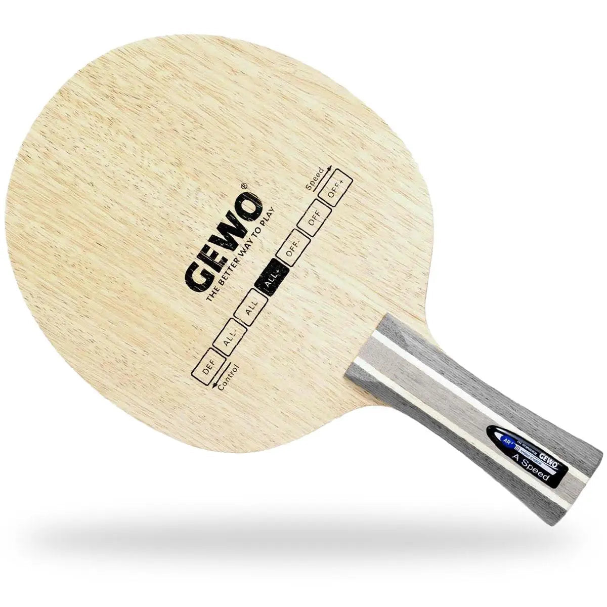 Gewo Hybrid Carbon A-Speed All+ Gewo SE - tabletennisstore.eu