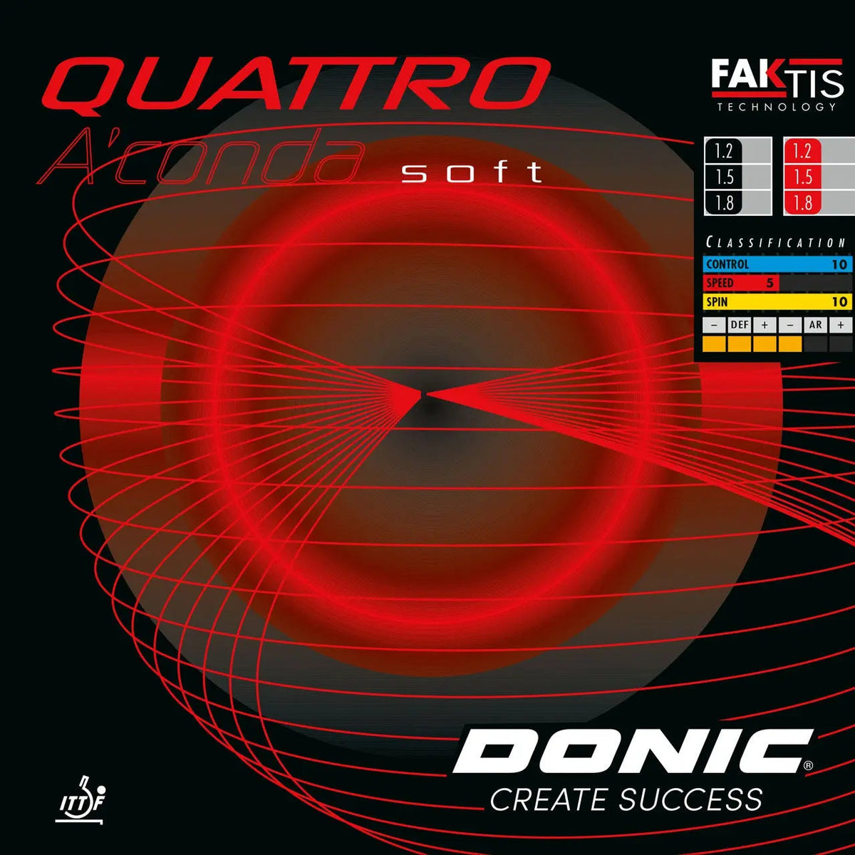 Donic Quattro A'Conda-Soft DONIC SE - tabletennisstore.eu