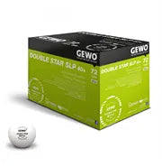 Gewo Balls Double Star SLP 40+ (72) white Gewo SE - tabletennisstore.eu