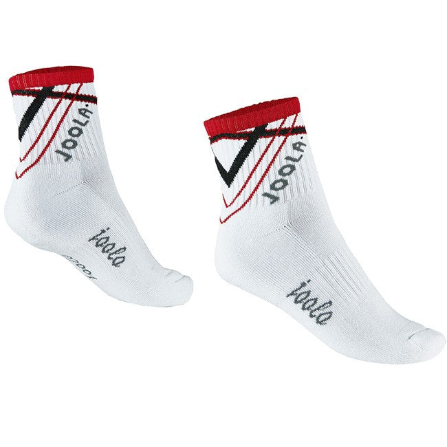 Joola socks Terni white/red