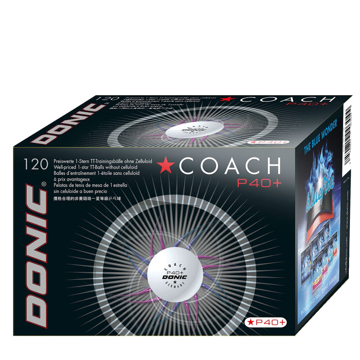 Donic Ball Coach P40+ *white (120)
