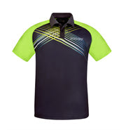 Donic shirt Riva black/limegreen