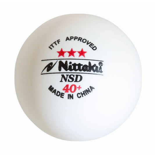 Nittaku SD 40+ *** white (3) Nittaku SE - tabletennisstore.eu