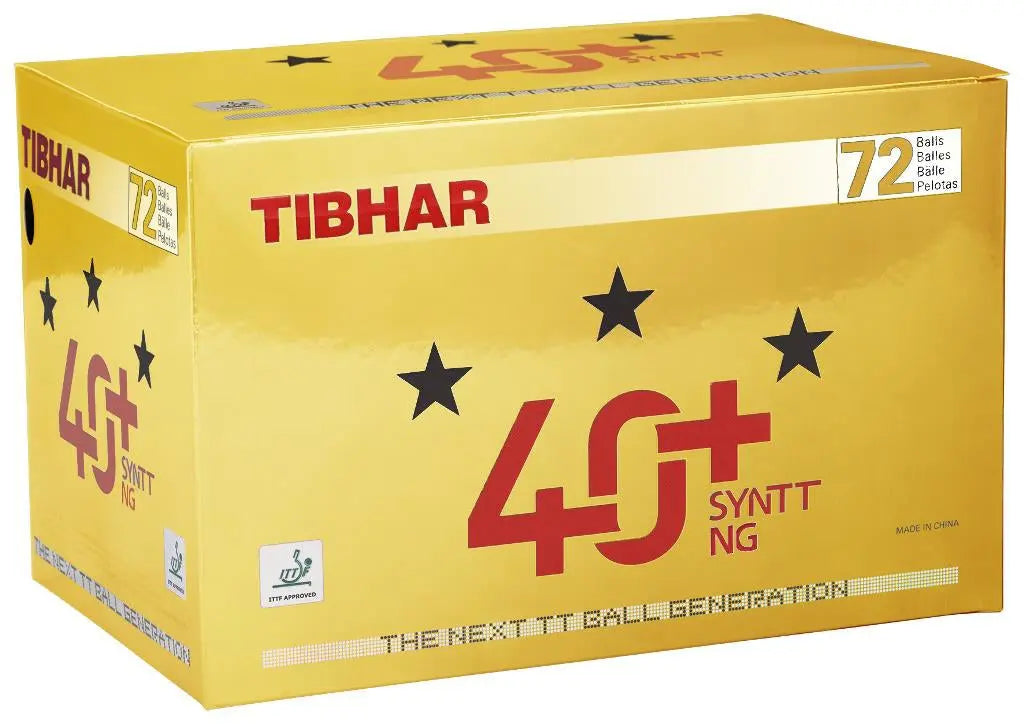 Tibhar Ball***40+ SYNTT NG white (72) Tibhar SE - tabletennisstore.eu
