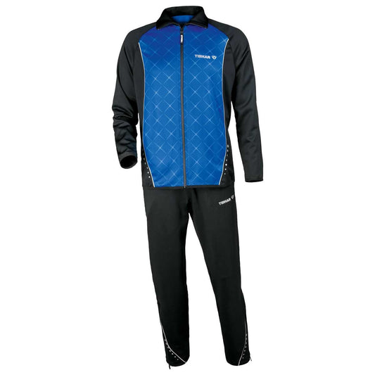 Tibhar tracksuitjacket Pulse blue/black