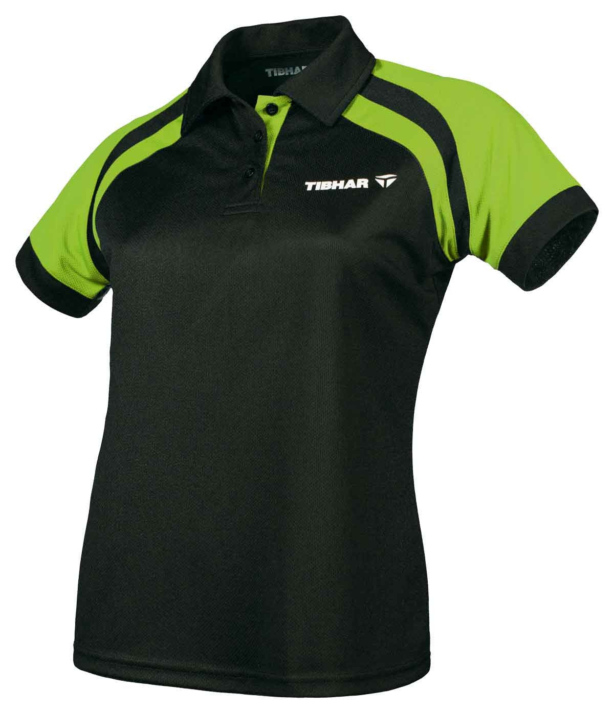 Tibhar shirt World Lady black/limegreen