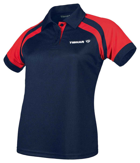 Tibhar shirt World Lady navy/red