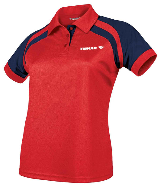 Tibhar shirt World Lady red/navy