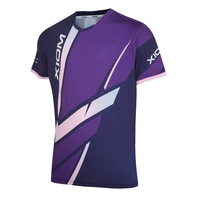 Xiom shirt Hunter navy/purple