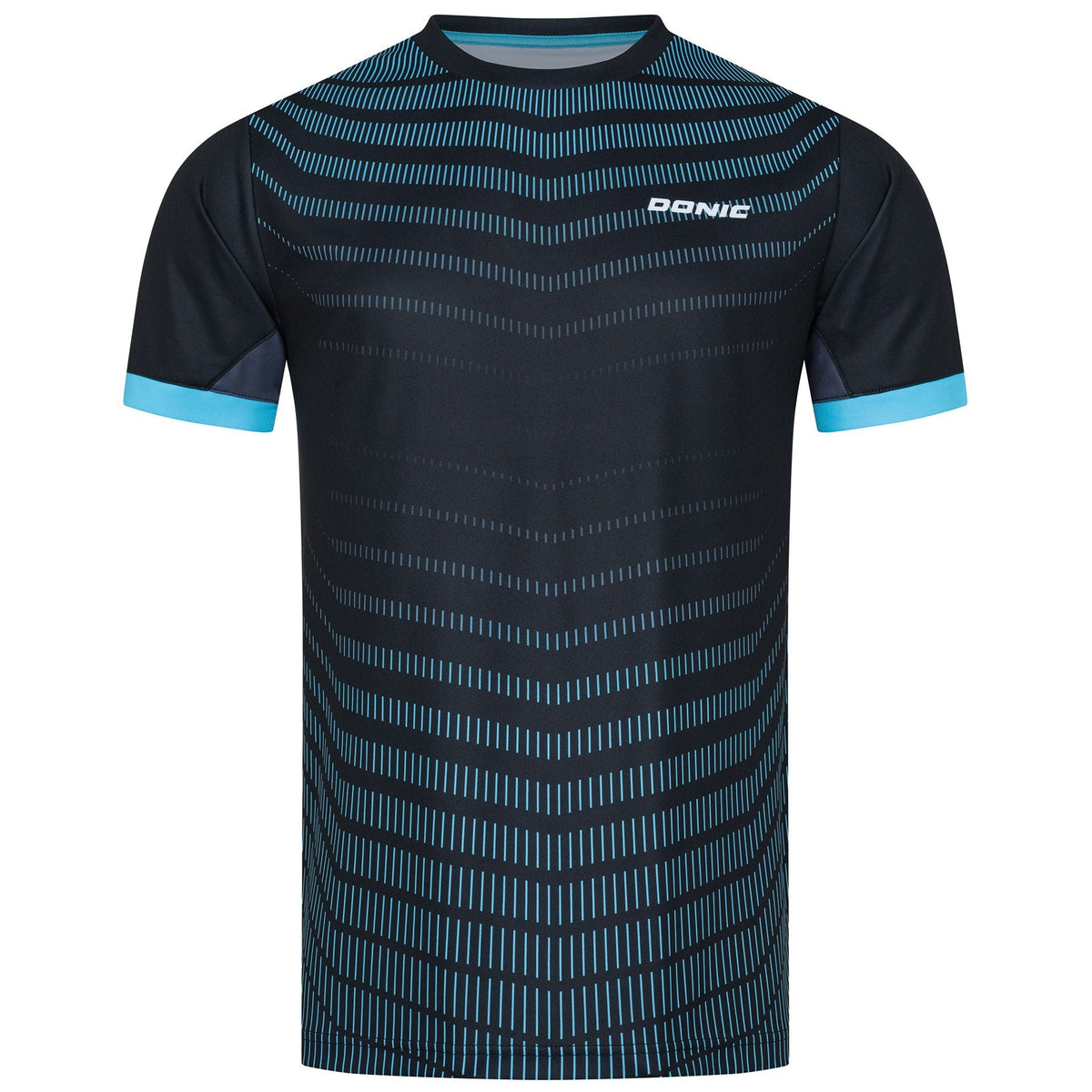 Donic t-shirt Nexis black/anthracite/light blue