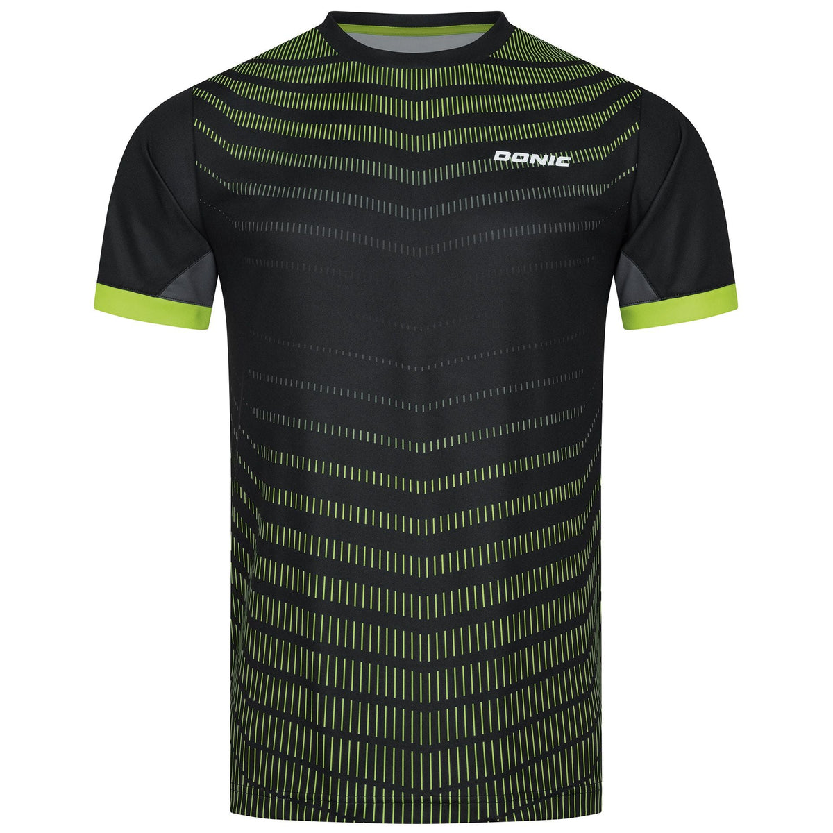 Donic t-shirt Nexis black/anthracite/lime