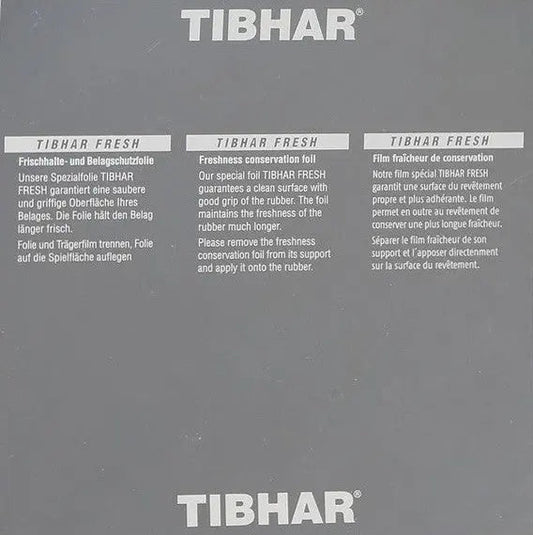 Tibhar Rubber Protection Sheet Fresh Tibhar SE - tabletennisstore.eu